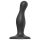 Strap-on-me Curvy S - Wellenförmiger Saugnapf-Dildo (Schwarz)