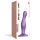Strap-on-me Curvy M - Wellenförmiger Saugnapf-Dildo (Lila)