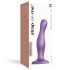 Strap-on-me Curvy M - Wellenförmiger Saugnapf-Dildo (Lila)