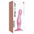 Strap-on-me Curvy M - Wellenförmiger, haftender Dildo (Pink)