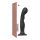 Strap-on-me P&G L - Gebogener Saugnapf-Dildo (schwarz)