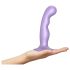 Strap-on-me P&G M - Gebogener, haftender Dildo (Lila)