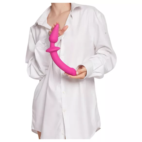 Strap-on-me Switch Semi-Realistic L - 2-in-1 Silikon-Dildo (Pink)