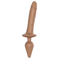 Strap-on-me Swith Realistic XXL - 2in1 Silikon-Dildo (Natur)