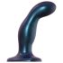 Strap-on-me Snaky M - Gebogener Anal-Dildo (blau)