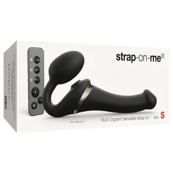 Strap-on-me S - aufschnallbarer Luftstoß-Vibrator - (schwarz)