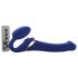 Strap-on-me M - Aufblasbarer Vibrator mit Luftwellen (Blau)
