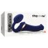 Strap-on-me M - Aufblasbarer Vibrator mit Luftwellen (Blau)