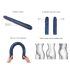 Strap-on-me - Doppeldildo (metallisch blau)