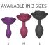 Love to Love Offene Rosen S - Silikon Analplug (Lila)