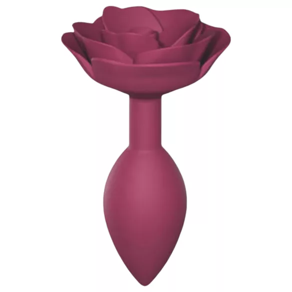 Love to Love Open Roses M - Silikon Analplug (Rot)
