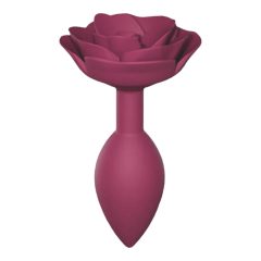   Liebe zu Liebe Offene Rosen M - Silikon Anal Dildo (Bordeaux)