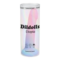 Dildolls Utopia - Saugnapf Silikon Dildo (farbig)