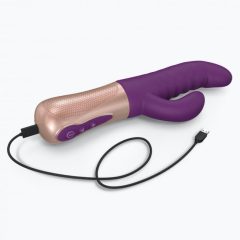   Love to Love Sassy Bunny - akkubetriebener stoßender pulsierender Vibrator mit Klitorisarm (lila)