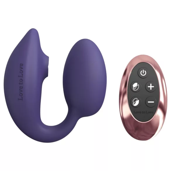 Love to Love Wonderlover - G-Punkt-Vibrator, klitorale Stimulation (dunkellila)
