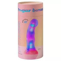  Love to Love Sugar Bomb - leuchtender Silikon-Dildo mit LED (rosa-gelb) - 16,9 cm
