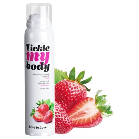 Tickle my body - Erdbeer-Massage-Schaum (150ml)