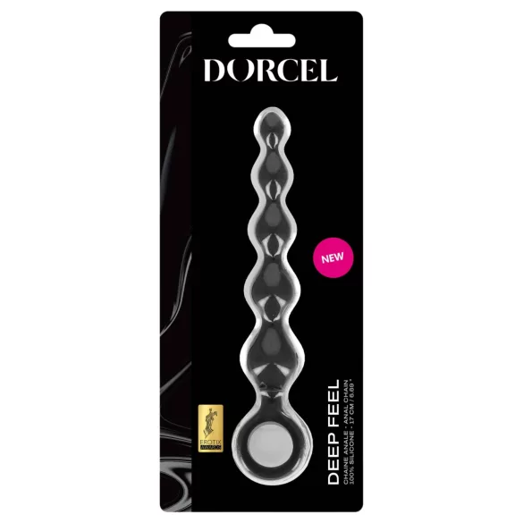 Dorcel Deep Feel - anales Perlen-Dildo (schwarz)