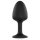 Dorcel Geisha Plug Diamond M - Weißer Edelstein Analplug (Schwarz)