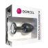 Dorcel Geisha Plug Diamond M - Weißer Edelstein Analplug (Schwarz)