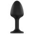 Dorcel Geisha Plug XL Schwarz mit weißem Diamantstein