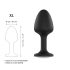 Dorcel Geisha Plug XL Schwarz mit weißem Diamantstein