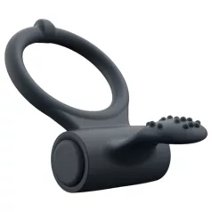   Dorcel Power Clit Plus - wiederaufladbarer, vibrierender Penisring (schwarz)