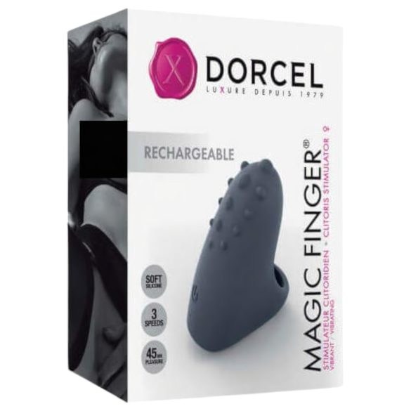 Dorcel Magic Finger - Akkubetriebener Finger-Vibrator (Grau)