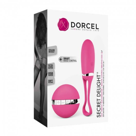 Dorcel Secret Delight - akkubetriebenes, drahtloses Vibro-Ei (pink)