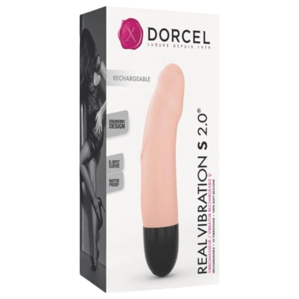 Dorcel Real Vibration S 2.0 - Akkuvibrator (Natur)