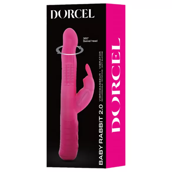 Dorcel Baby Rabbit 2.0 - wiederaufladbarer Klitoral-Vibrator (rosa)