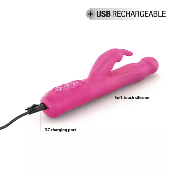 Dorcel Baby Rabbit 2.0 - wiederaufladbarer Klitoral-Vibrator (rosa)