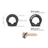 Dorcel Stronger Ring - Metallverstärktes Penisring (schwarz)