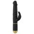 Dorcel Furious Rabbit 2.0 - Stoß-Vibrator mit Klitorisarm (schwarz)