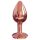 Dorcel Diamond Plug S - kleiner Aluminium Analplug (Roségold)
