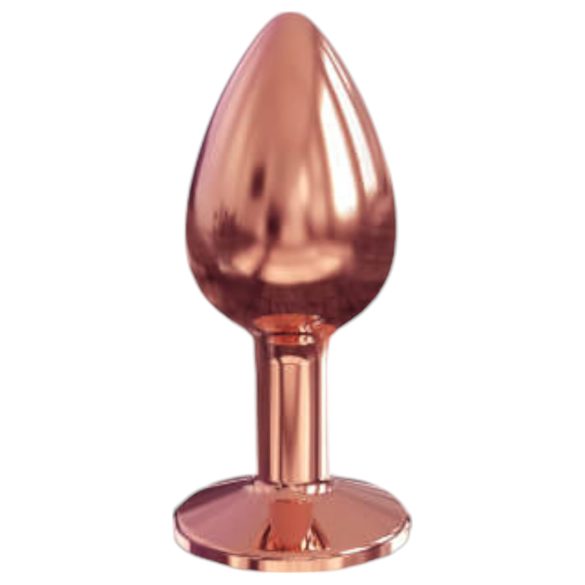 Dorcel Diamond Plug S - kleiner Aluminium Analplug (Roségold)