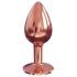 Dorcel Diamond Plug S - kleiner Aluminium Analplug (Roségold)