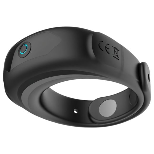 Funny Me - Wiederaufladbarer anpassbarer Vibrationspenisring (Schwarz)