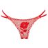 Panty Rose - String im Rosenstil - Rot (S-L)