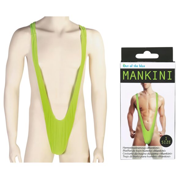 Out of The blue - Mankini, Herren-Sling-Badeanzug (grün)