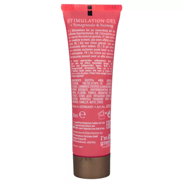 HOT Shiatsu - stimulierende Creme für Frauen - Granatapfel (30 ml)