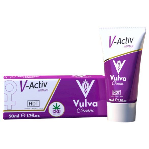Hot V-Active - Stimulierende Intimcreme für Frauen (50 ml)