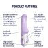 Satisfyer Charming Smile – Wasserdichter, Akku-G-Punkt-Vibrator (Lila)
