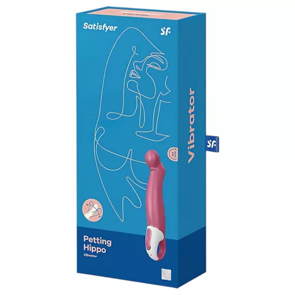 Satisfyer Petting Hippo - Akku‑Vibrator, wasserdicht (pink)
