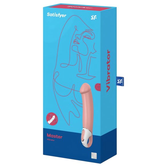 Satisfyer Master - Wasserdichter Akku-Vibrator (Natürlich)