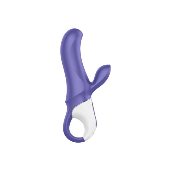 Satisfyer Magic Bunny - wasserdichter, akkubetriebener Vibrator mit Klitorisarm (blau)