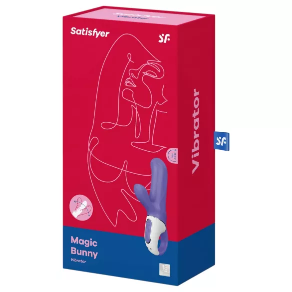 Satisfyer Magic Bunny - wasserdichter Vibrator mit Klitorisarm (lila)
