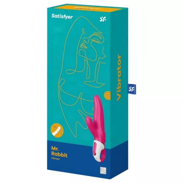 Satisfyer Mr. Rabbit - wasserfester Vibrator mit Klitorisstimulator (Pink)