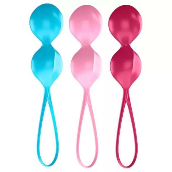 Satisfyer V Balls - Geisha-Kugel Duo-Set (3-teilig)