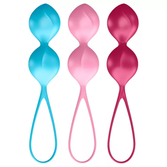 Satisfyer V Balls - Geisha-Kugel Duo-Set (3-teilig)